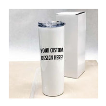 Load image into Gallery viewer, Tumbler w/Lid 20oz - White
